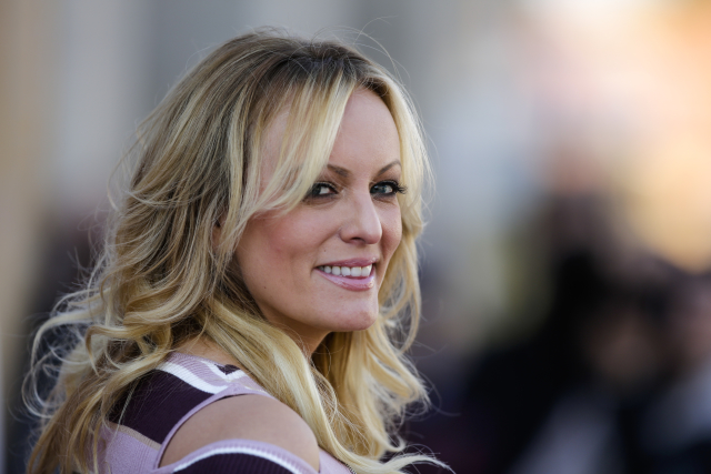 Pornoherečka Stormy Daniels.