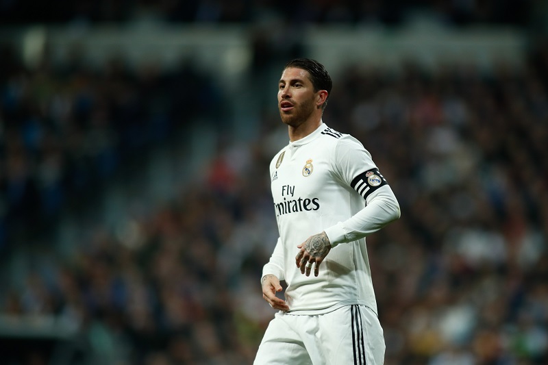 Kapitán Realu Madrid Sergio Ramos.