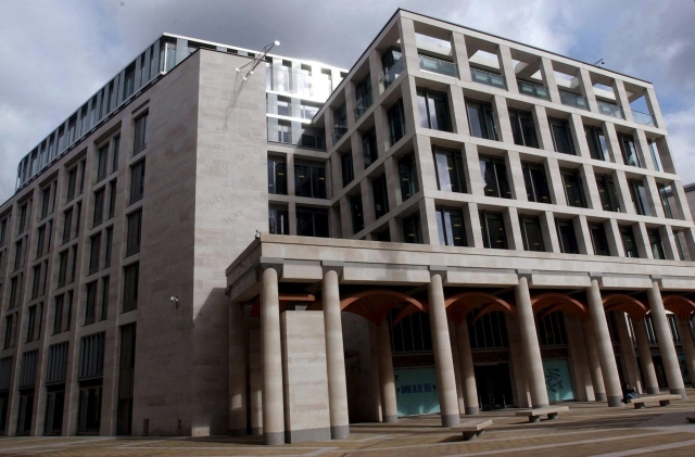 Sídlo londýnské akciové burzy (LSE).