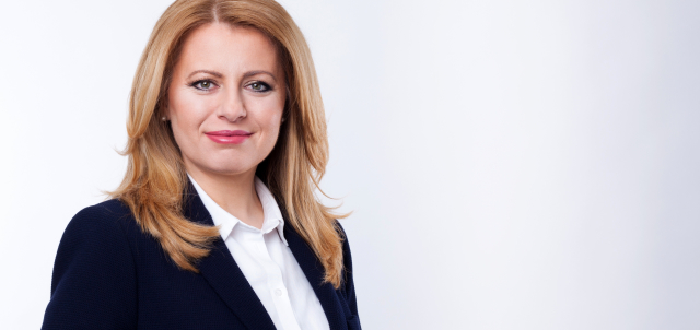 Kandidátka na slovenskou prezidentku, Zuzana Čaputová.