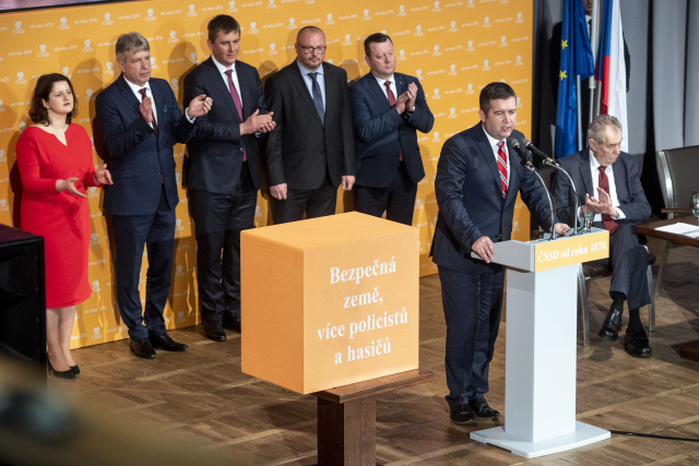 Volební sjezd ČSSD.