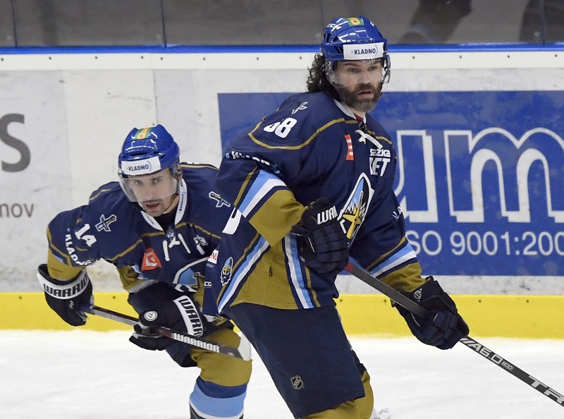 Jágr asistoval, k výhře Kladna pomohl i Plekanec .