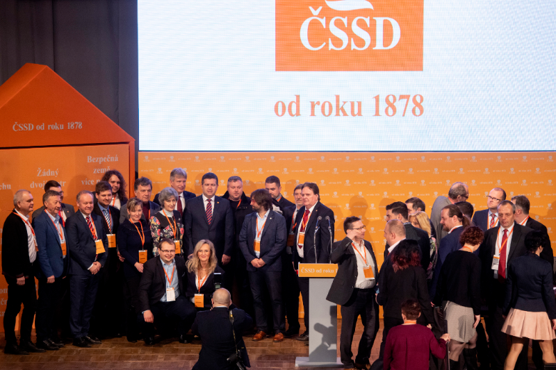 Sjezd ČSSD. 