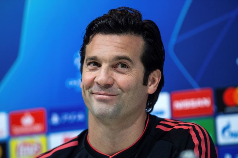 Trenér Realu Madrid Santiago Solari.