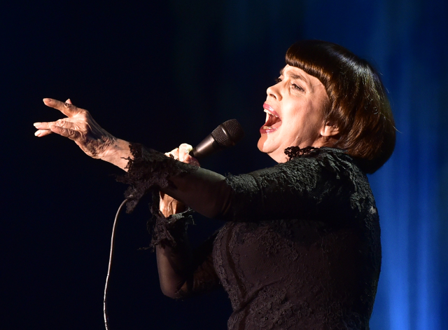 Šansoniérka Mireille Mathieu.