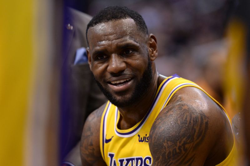 Basktebalista Los Angeles Lakers LeBron James.