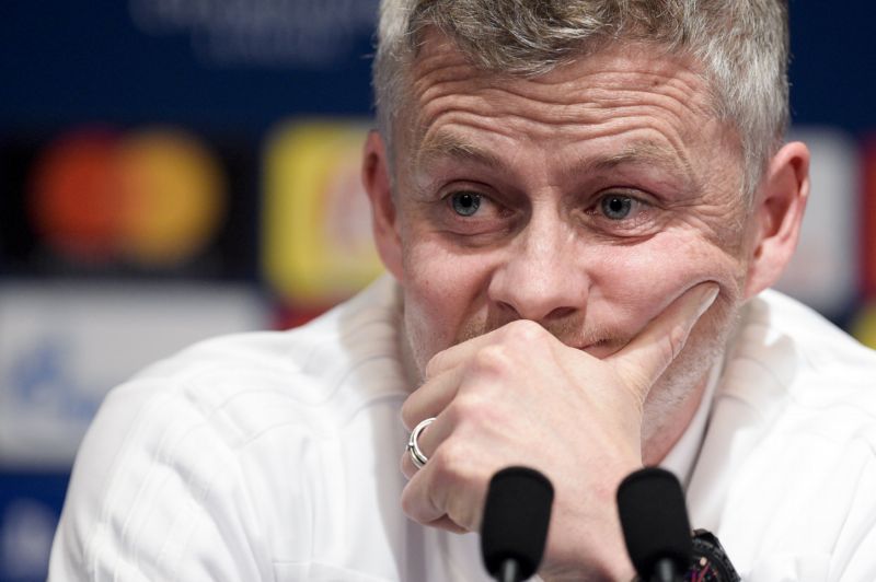 Trenér Manchesteru United Ole Gunnar Solskjaer.