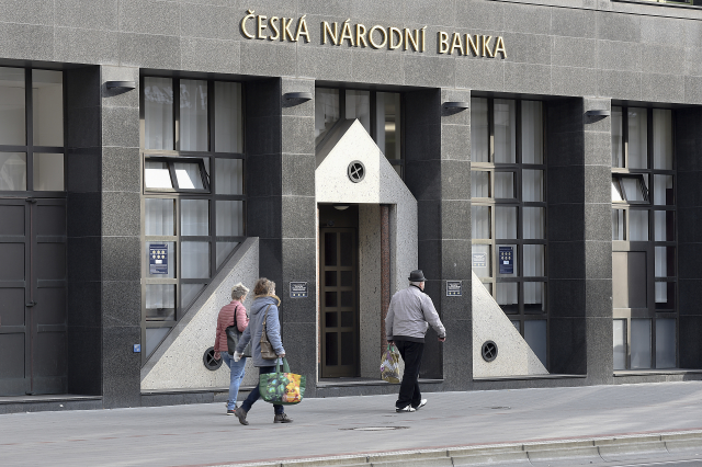 Budova České národní banky.