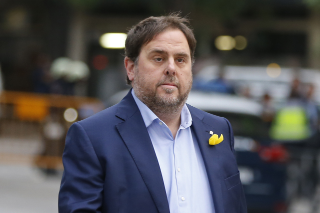 Katalánský separatistický politik Oriol Junqueras.
