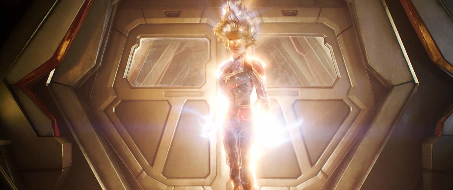 Brie Larsonová se s rolí Captain Marvel popasovala dobře.