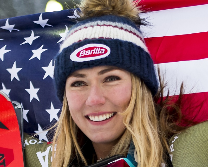 Americká lyžařka Mikaela Shiffrinová.