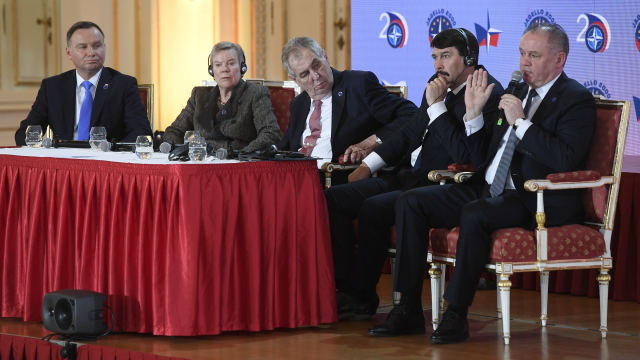Z konference k 20. výročí českého vstupu do NATO.