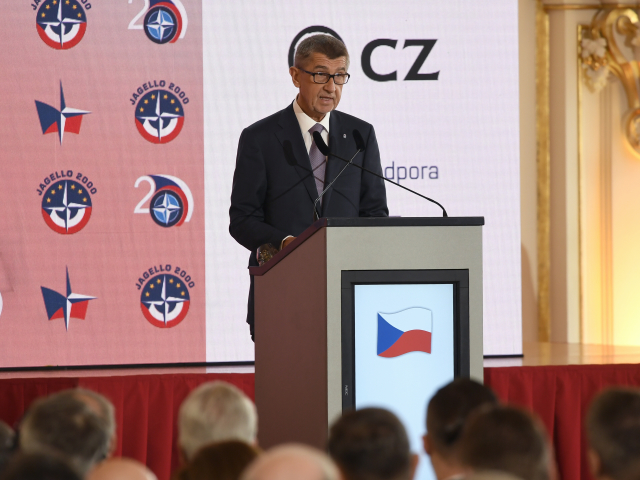 Premiér Andrej Babiš hovořil na bezpečnostní konferenci o významu NATO.