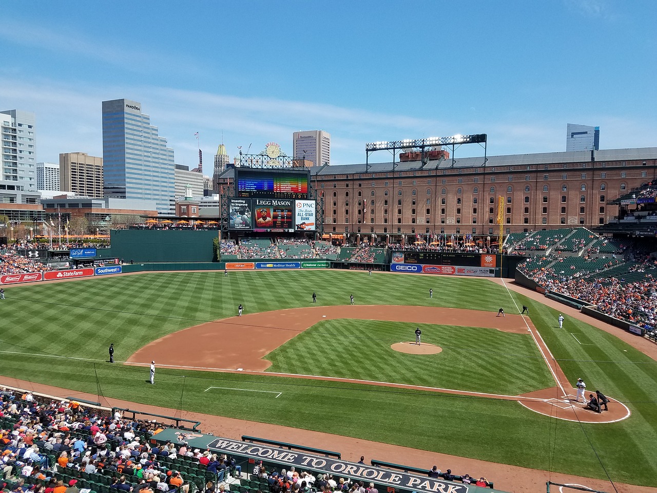 Hřiště Baltimore Orioles. 
