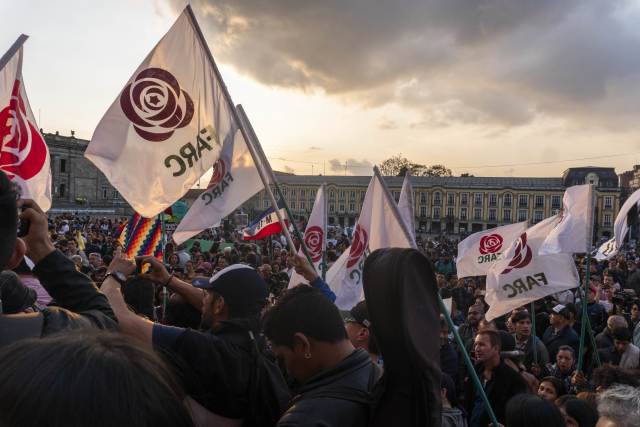 Protesty v Kolumbii. 