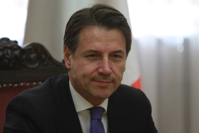 Italský premiér Giuseppe Conte.