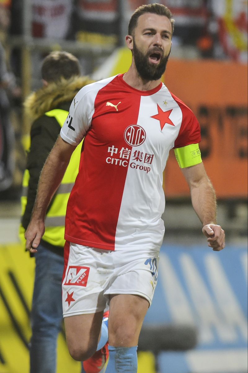 Fotbalista pražské Slavie Josef Hušbauer.