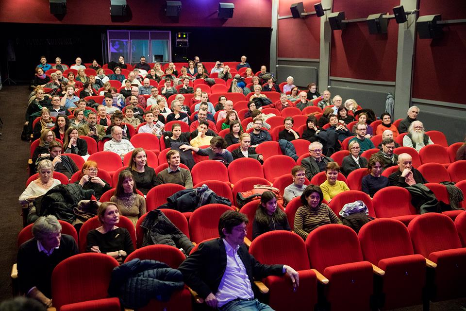 Kino sál Francouzského institutu v Praze. Kino sál Francouzského institutu v Praze.