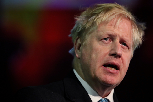 Britský ministr zahraničí Boris Johnson. 