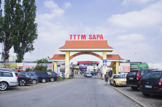 Vietnamská tržnice Sapa.