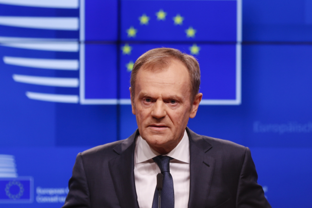Předseda Evropské rady Donald Tusk. 