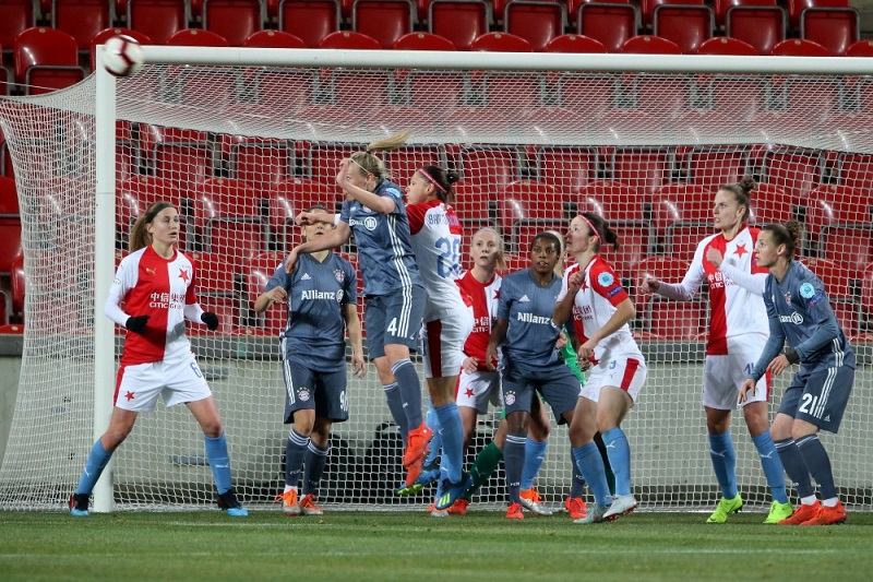 Fotbalistky Slavie vybojovaly proti Bayernu Mnichov remízu.