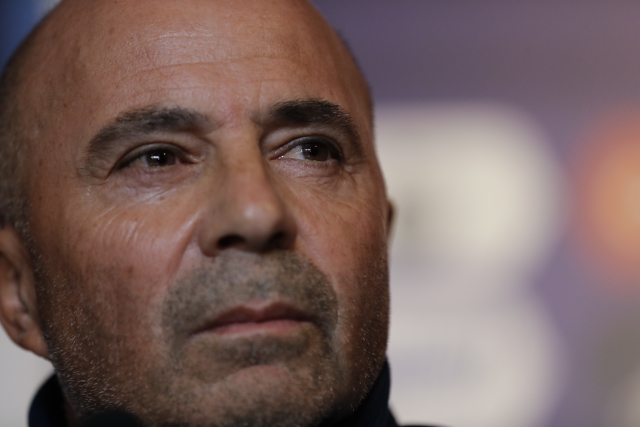 Trenér Santosu Jorge Sampaoli. 