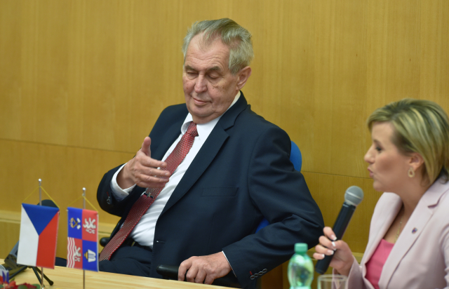 Prezident Miloš Zeman.