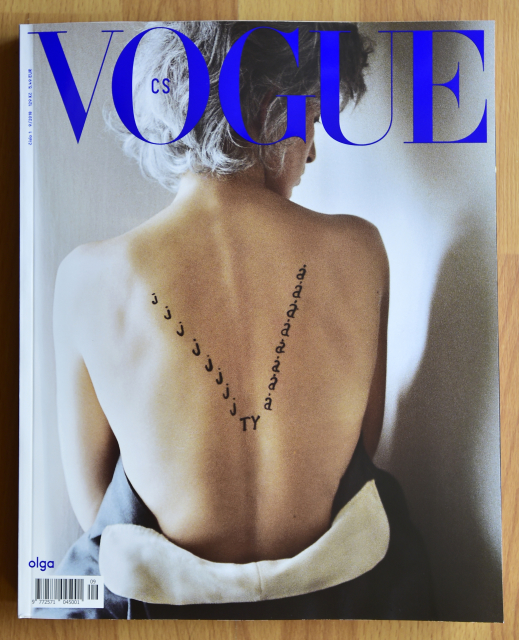České vydání Vogue (ilustrační fotografie). 