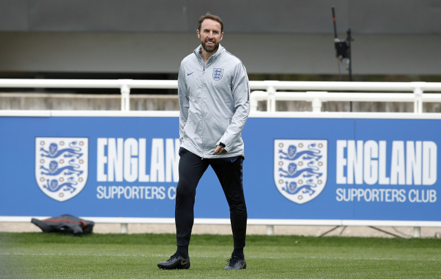 Trenér anglické reprezentace Gareth Southgate.