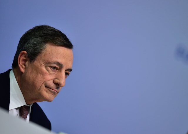 Prezident Evropské centrální banky Mario Draghi.
