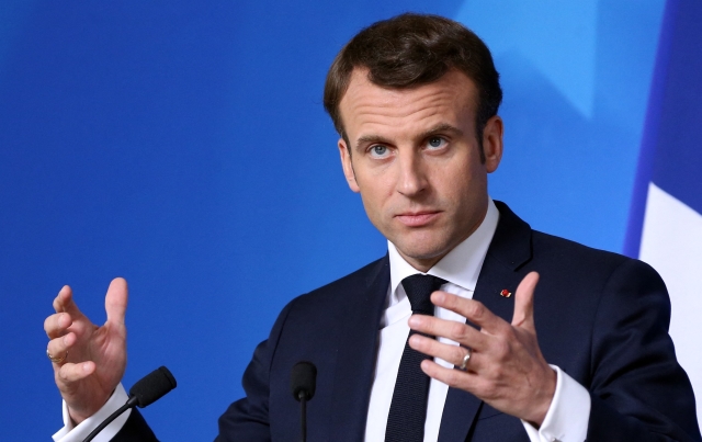 Francouzský prezident Emmanuel Macron.
