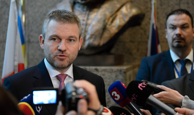 Slovenský premiér Peter Pellegrini. Slovenský premiér Peter Pellegrini.