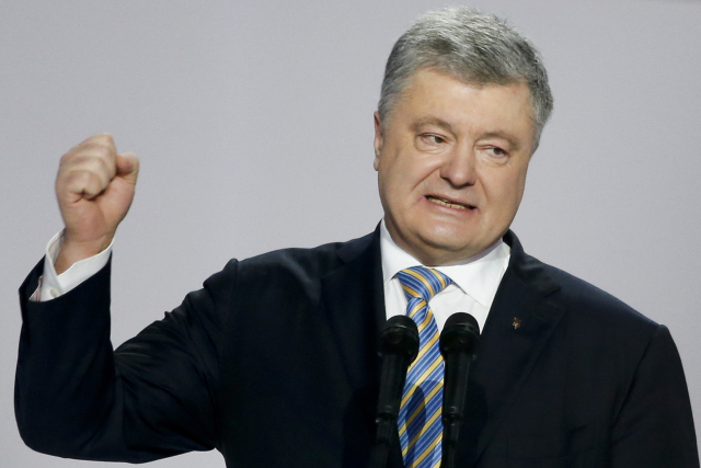 Ukrajinský prezident Petro Porošenko.