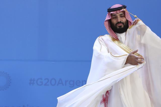 Saúdský korunní princ Muhammad bin Salmán.