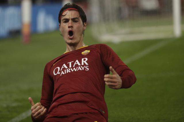Český fotbalista AS Řím Patrik Schick.