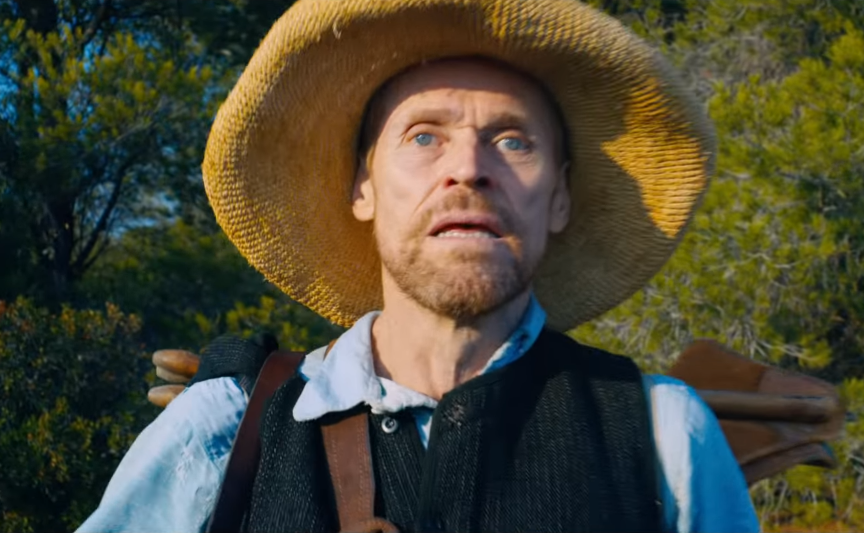 Excelující Willem Dafoe jako Vincent Van Gogh ve filmu U brány věčnosti.