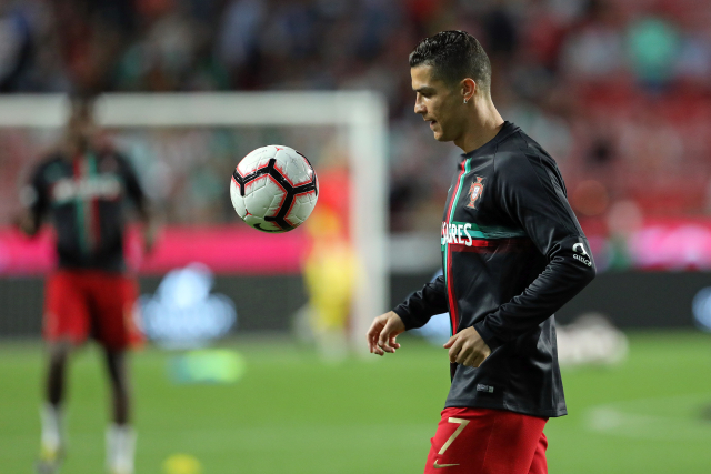 Hvězdný fotbalista Cristiano Ronaldo z Juventusu.