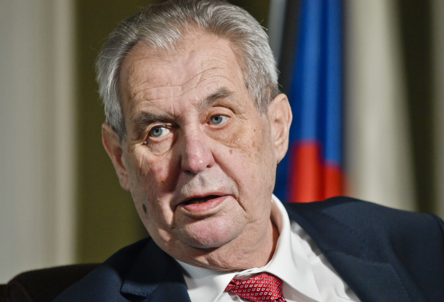 Prezident Miloš Zeman.