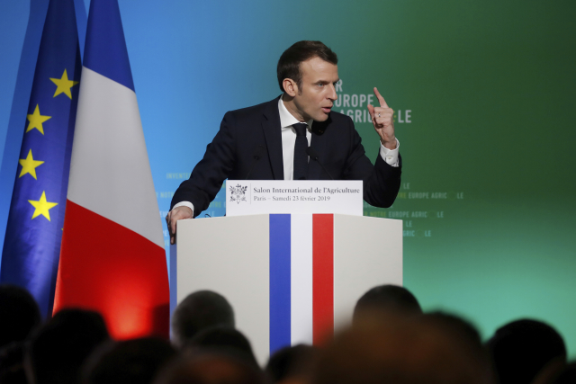 Francouzský prezident Emmanuel Macron.