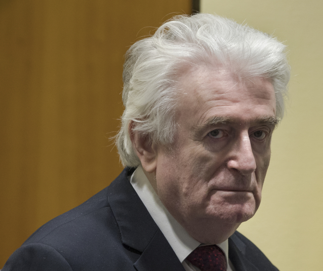 Bývalý předák bosenských Srbů Radovan Karadžić.
