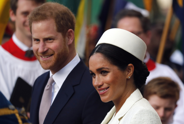 Princ Harry a jeho manželka Meghan. 