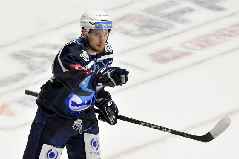 Plzeňský hokejový útočník Denis Kindl.