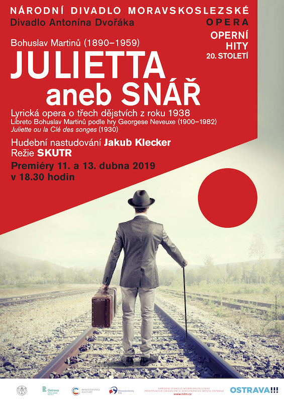 Plakát k opeře Julietta aneb Snář.