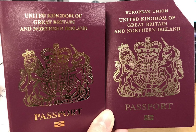 Nové cestovní pasy Velké Británie.