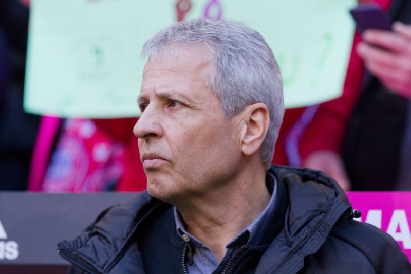 Trenér fotbalistů Dortmundu Lucien Favre. Trenér fotbalistů Dortmundu Lucien Favre.