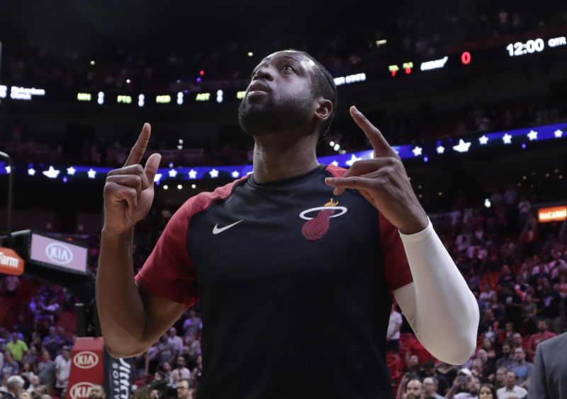 Basketbalista Miami Dwyane Wade.