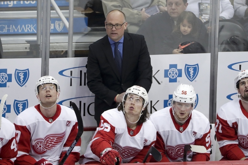 Jeff Blashill bude mít na starosti americký národní tým na třetím šampionátu v řadě. Jeff Blashill bude mít na starosti americký národní tým na třetím šampionátu v řadě.