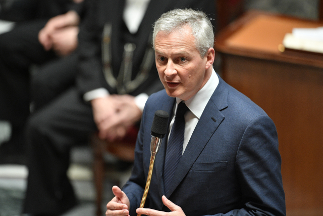 Francouzský ministr financí Bruno Le Maire.
