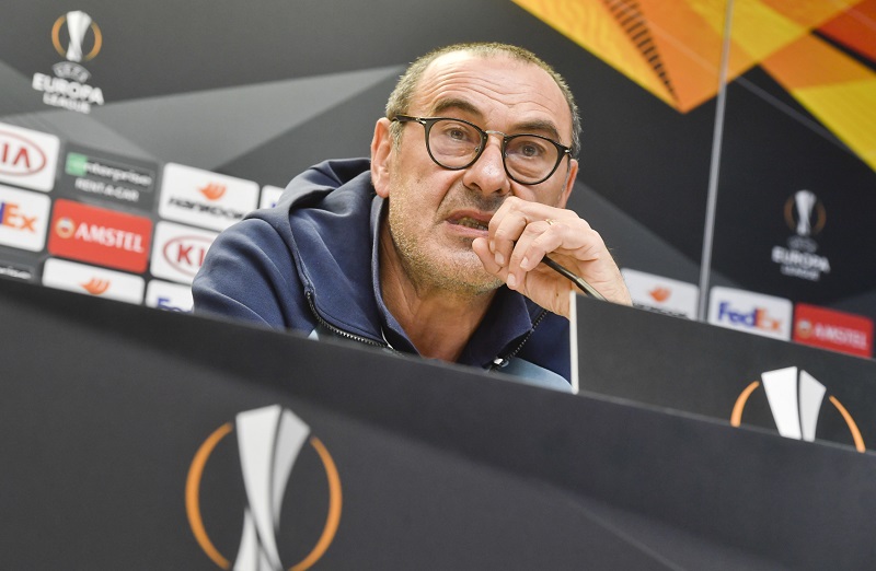 Rychlý tým s tahem na branku. Slavia je nebezpečná, míní kouč Chelsea Sarri. Rychlý tým s tahem na branku. Slavia je nebezpečná, míní kouč Chelsea Sarri.
